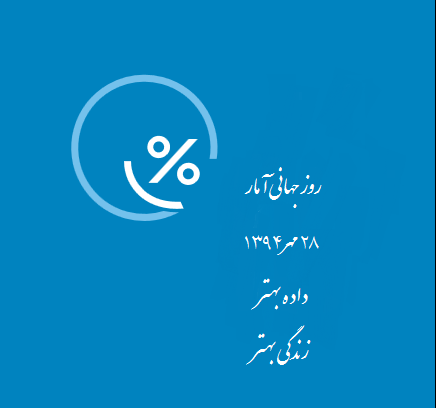 World Statistics Day Logo in Farsi