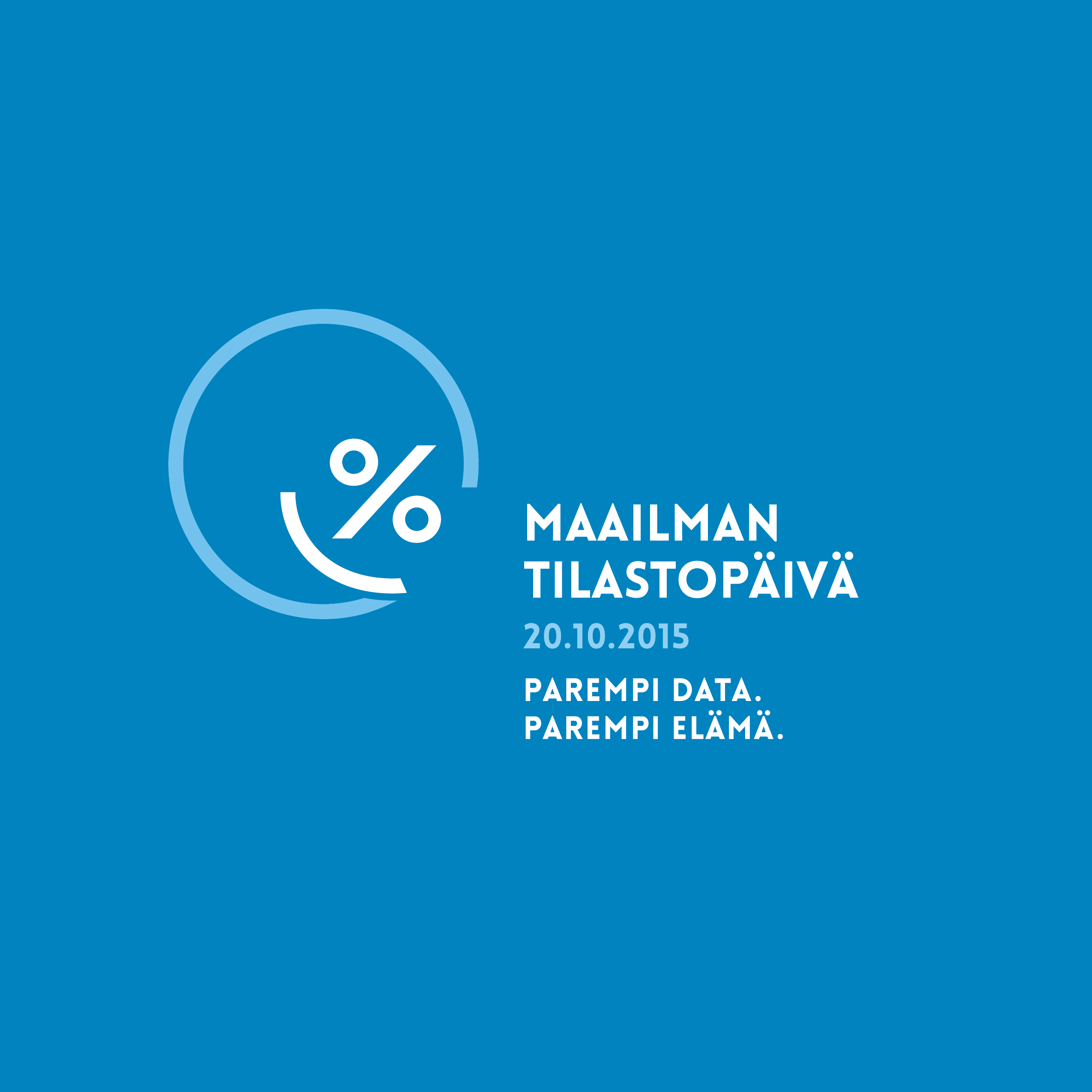 World Statistics Day Logo in Finnish