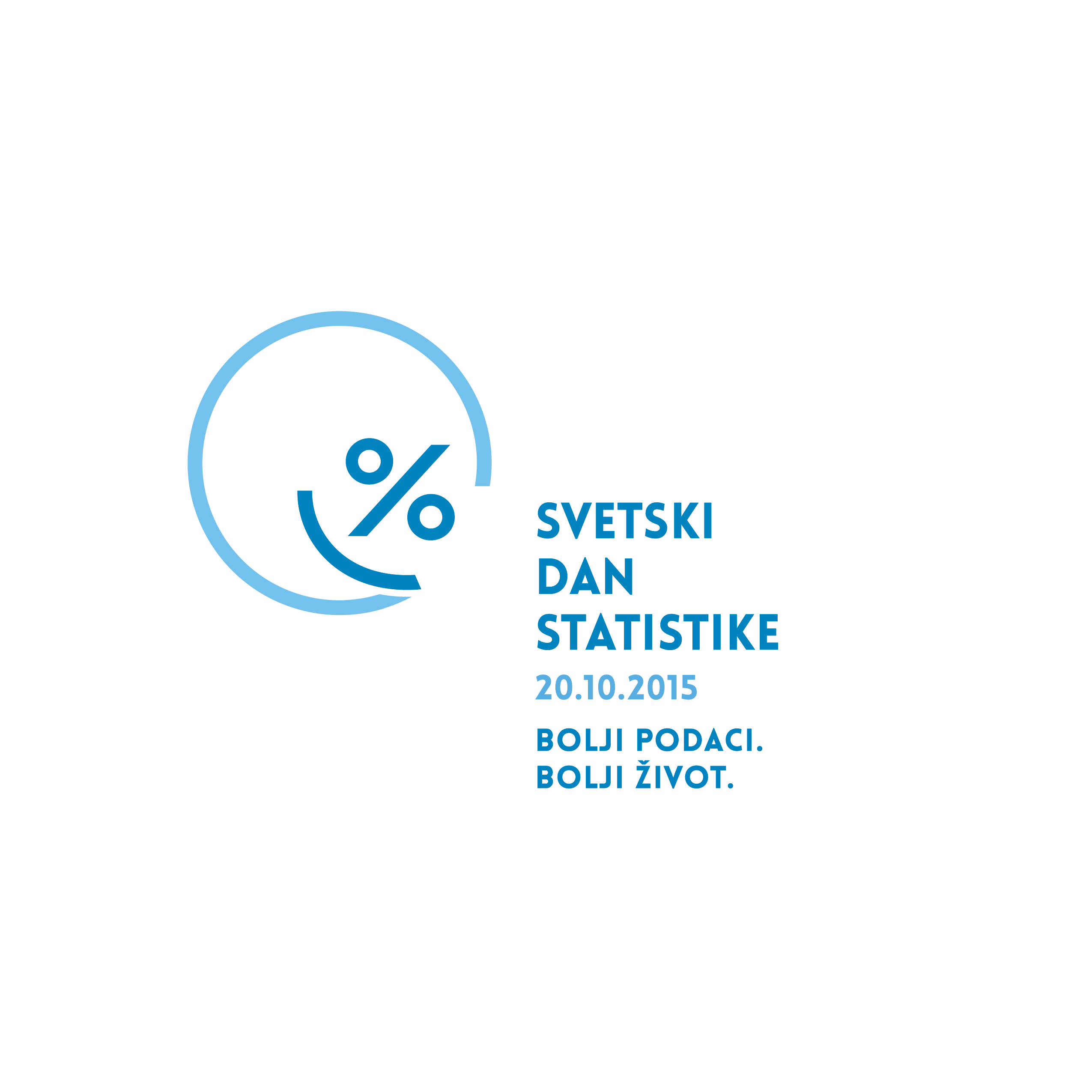 World Statistics Day Logo in Serbian