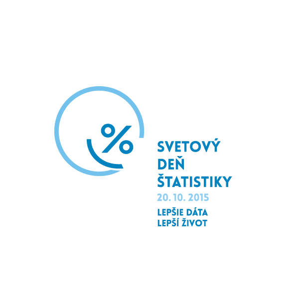 World Statistics Day Logo in Slovak